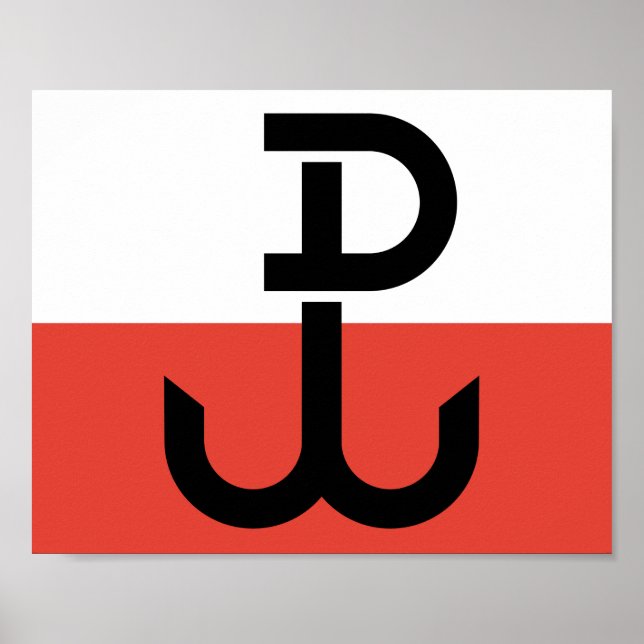 Flag Armia Krajowa Poster (Vorne)