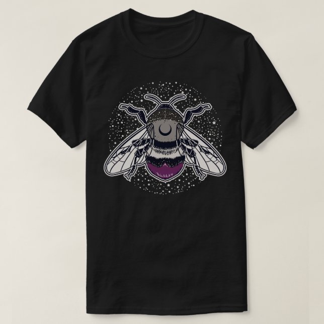 Flag "Asexual Bee Proud LGBT" T-Shirt (Design vorne)