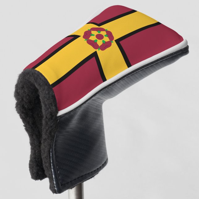 Flag auf der Northamptonshire Golf Head Cover Headcover (3/4 Vorderseite)