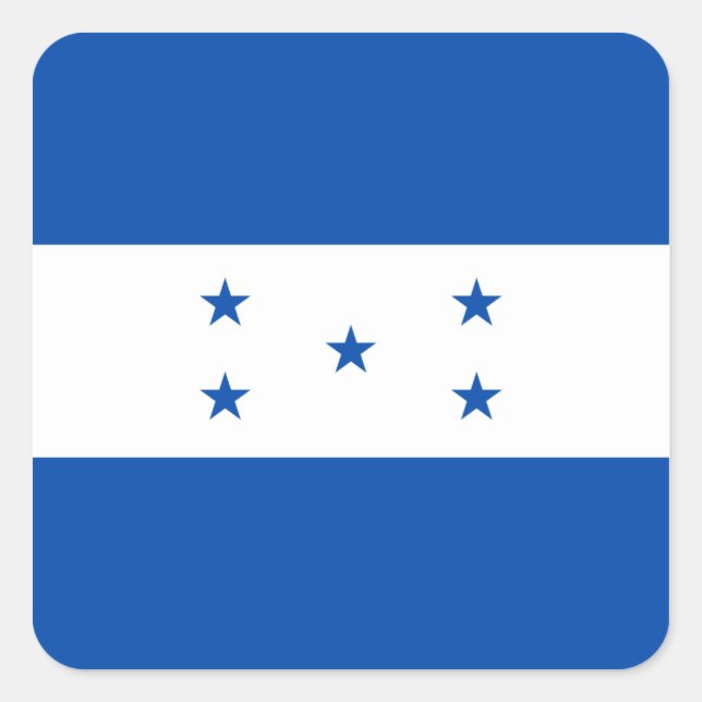 Flag-Aufkleber Quadratischer Aufkleber (Vorderseite)