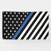 Flag-Banner mit geschwächter, bedrückter blauer Li