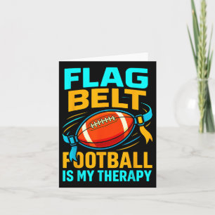 Flag Belt Football Therapie Design Funny Sports En Karte