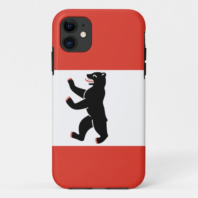 Flag Berlin Case-Mate iPhone Case (Rückseite)