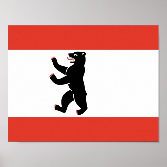 Flag Berliner Poster (Vorne)
