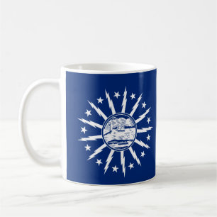 Flag Buffalo, New Yorker Kaffee-Tasse Kaffeetasse