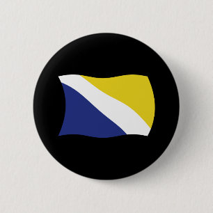 Flag-Button der deutschen Minderheit im Norden Sch Button