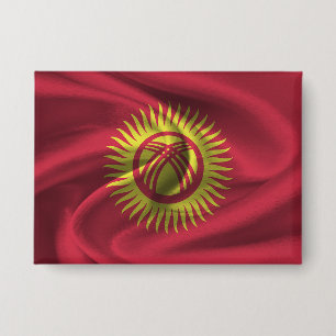Flag-Button für Kirgisistan Button