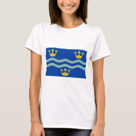 Flag Cambridgeshire (English Landkreis) T - Shirt