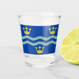 Flag Cambridgeshire (Landkreis UK) Shot Glass Schnapsglas