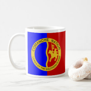 Flag Comanche Nation Kaffeetasse