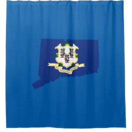 Flag "Connecticut-Staat" Duschvorhang