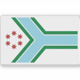 Flag Cook Landkreis, Illinois Aufkleber