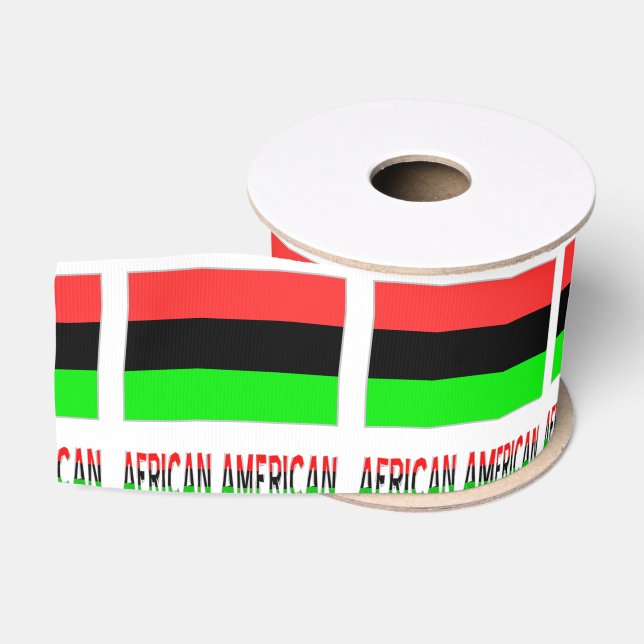 Flag der Afrikaner und Afrikaner Ripsband (Spule)