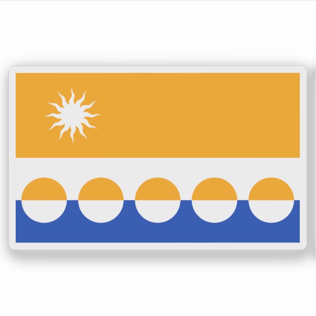 Flag der Grafschaft Banffshire, Schottland Aufkleber (Vorderseite)