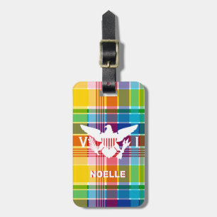 Flag der Jungfrau, Madras Gepäckanhänger