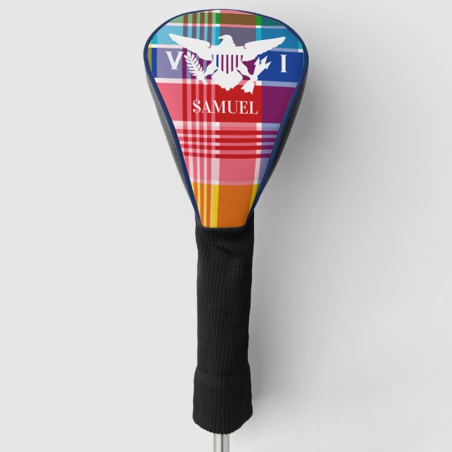 Flag der Jungfrau, Madras Golf Headcover (Vorderseite)