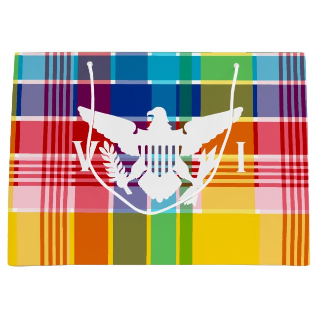 Flag der Jungfrau, Madras Große Geschenktüte (Vorderseite)