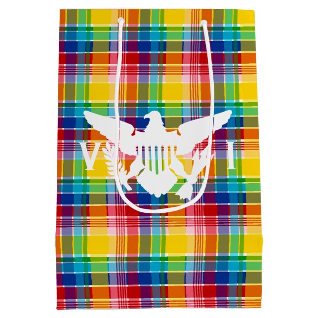 Flag der Jungfrau, Madras Mittlere Geschenktüte (Rückseite)