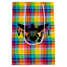 Flag der Jungfrau (Schwarz), Madras Mittlere Geschenktüte