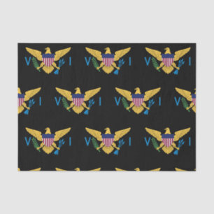 Flag der Jungfrau, Schwarz Seidenpapier