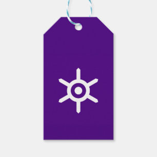 Flag der Präfektur Tokio, japanische Gift-Tags Geschenkanhänger