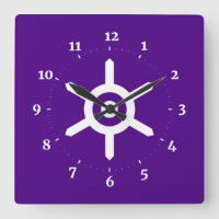 Flag der Präfektur Tokio, Uhr an der japanischen M