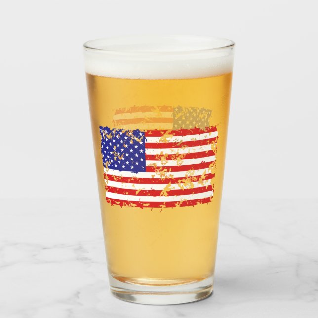 Flag der Staaten Glas (Vorne (Gefüllt))