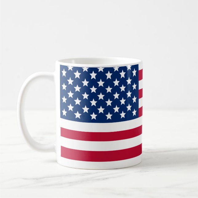 Flag der Staaten Kaffeetasse (Links)