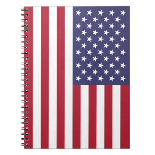 Flag der Staaten Notizblock