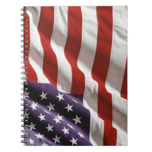 Flag der Staaten Notizblock
