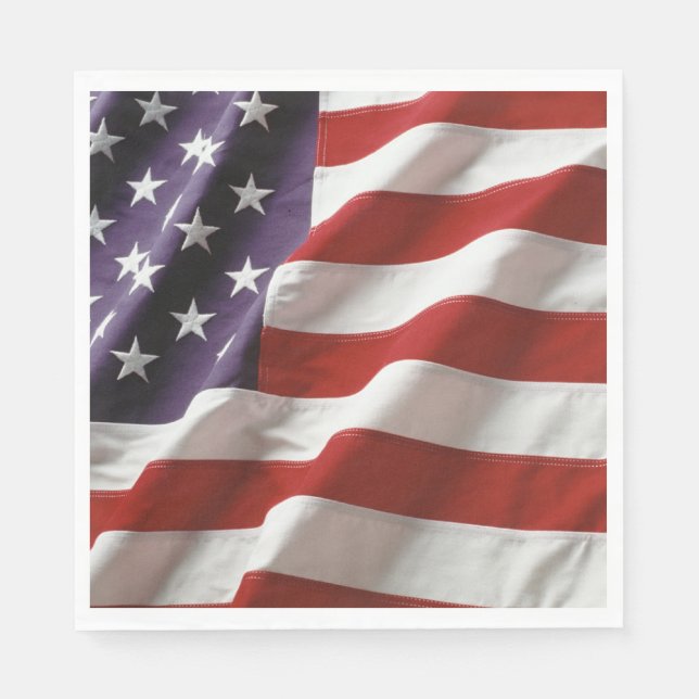 Flag der Staaten Serviette (Vorderseite)