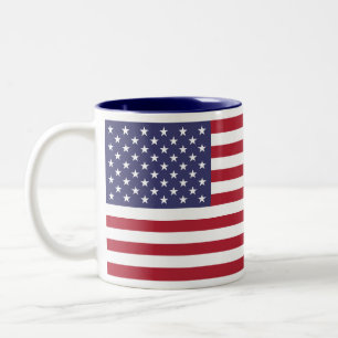 Flag der Staaten Zweifarbige Tasse