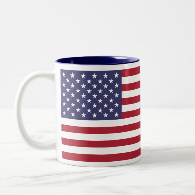 Flag der Staaten Zweifarbige Tasse (Links)