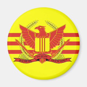 Flag der Streitkräfte der Republik Südvietnam Magnet