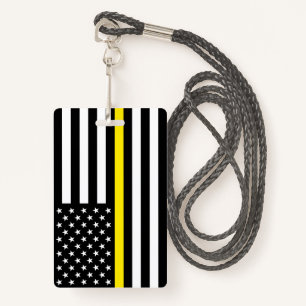 Flag der Thin-Yellow-Line-Dispatcher Ausweis
