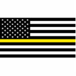 Flag der Thin-Yellow-Line-Dispatcher Freistehende Fotoskulptur<br><div class="desc">Thin Yellow Line Dispatcher Flag ist eine patriotische amerikanische Flagge mit einer dünnen gelben Linie,  die Dispatcher repräsentiert. Großartiges Geschenk für den Versender,  Geschenk für die Polizei,  Geschenk für Feuerwehrleute und phantastisches Geschenk für Patriot. Besuchen Sie unseren Shop,  um mehr Thin Line Designs und patriotische Geschenkideen zu finden.</div>