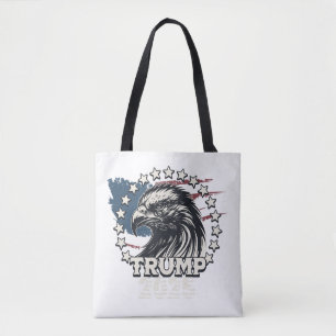 Flag der Vereinigten Staaten.Präsident Donald Trum