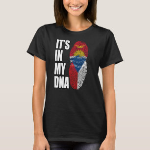 Flag des DNA-Erbes in Tschechien und Kiribati T-Shirt