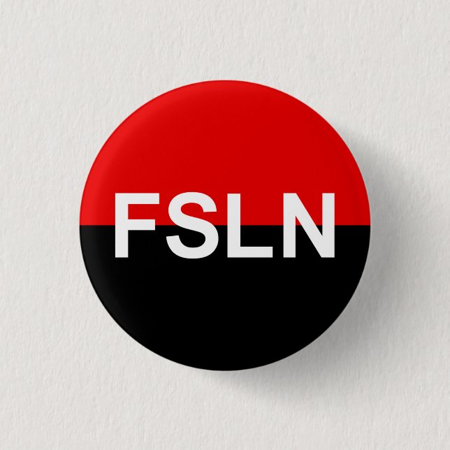 Flag des FSLN-Buttons Button (Vorderseite)