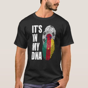 Flag des kamerunischen und südkoreanischen DNA-Mix T-Shirt