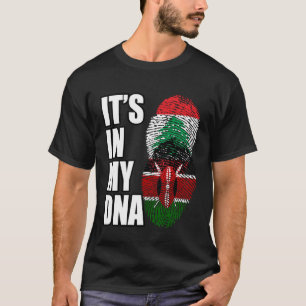 Flag des libanesischen und kenianischen DNA-Erbes T-Shirt