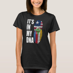 Flag des liberianischen und komorischen DNA-Gemisc T-Shirt
