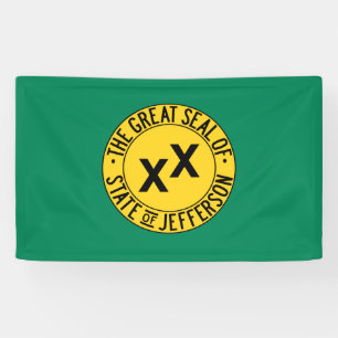 Flag des vorgeschlagenen US-Staat von Jefferson Banner