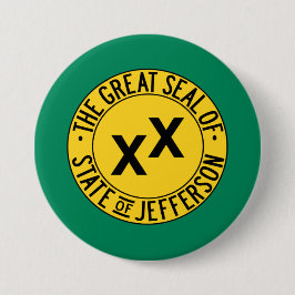 Flag des vorgeschlagenen US-Staat von Jefferson Button
