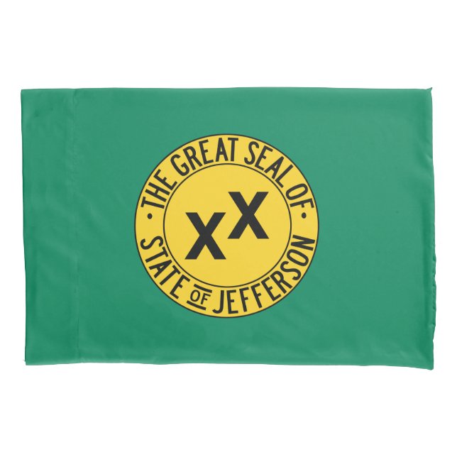 Flag des vorgeschlagenen US-Staat von Jefferson Kissenbezug (Vorderseite)