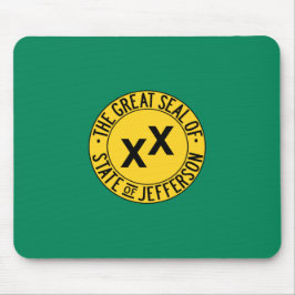 Flag des vorgeschlagenen US-Staat von Jefferson Mousepad