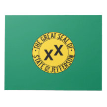 Flag des vorgeschlagenen US-Staat von Jefferson