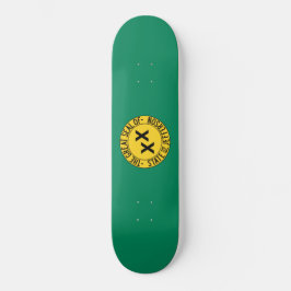 Flag des vorgeschlagenen US-Staat von Jefferson Skateboard