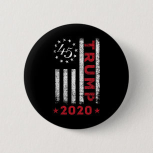 Flag Design Trump 2020-trump 2020 Men Women Gift Button
