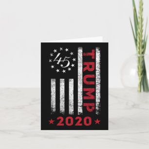 Flag Design Trump 2020-trump 2020 Men Women Gift Karte